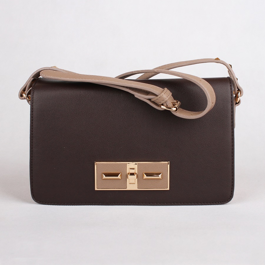 David Jones Paris Crossbody nebo kabelka na rameno David Jones  5214-2 tmavěhnědá