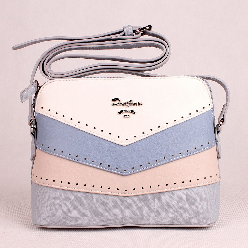 David Jones Paris Crossbody kabelka David Jones 5926-1 modrá