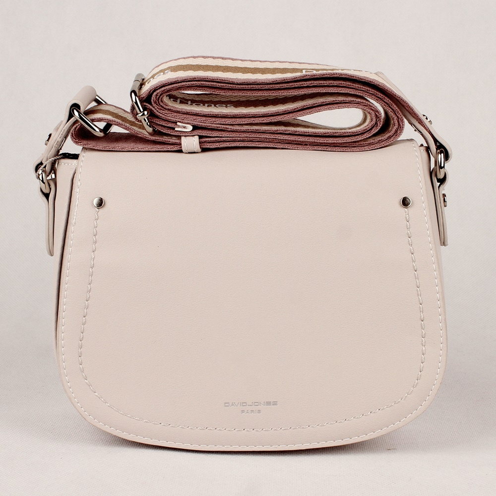 David Jones Paris Crossbody kabelka David Jones CM5061 světlešedá