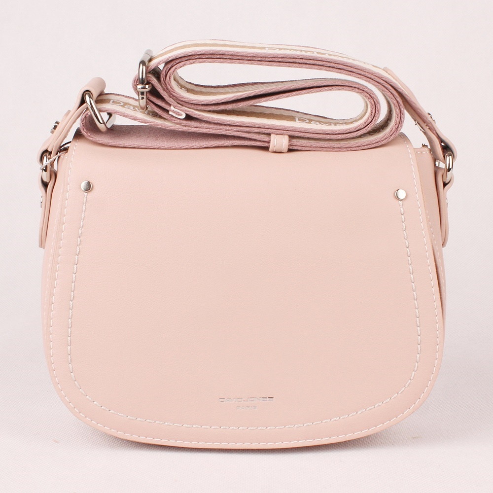 David Jones Paris Crossbody kabelka David Jones CM5061 světlerůžová