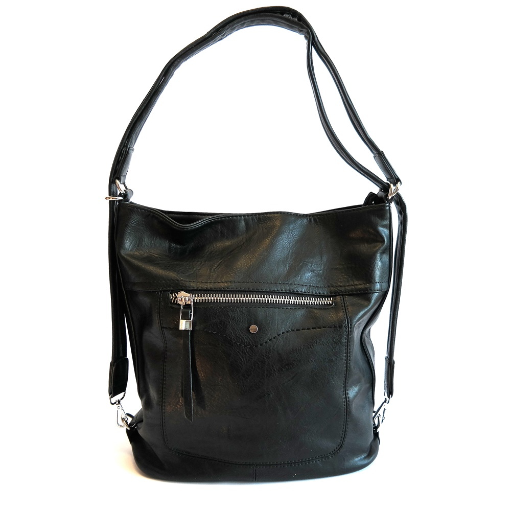ROMINA&CO Kabelka na rameno a batoh ROMINA & CO D64 černá