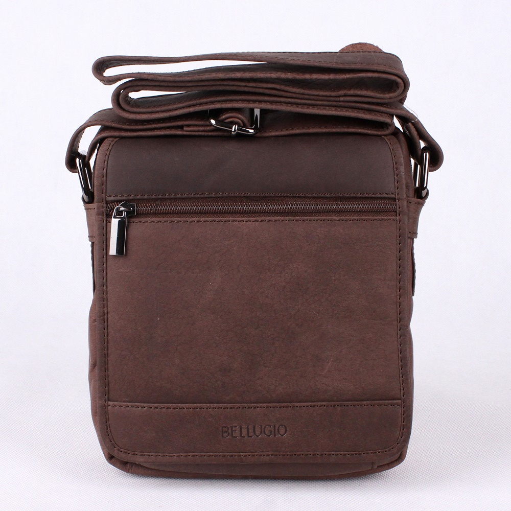 Crossbody taška Bellugio no. 26663 hnědá | KabelkyproVas.cz