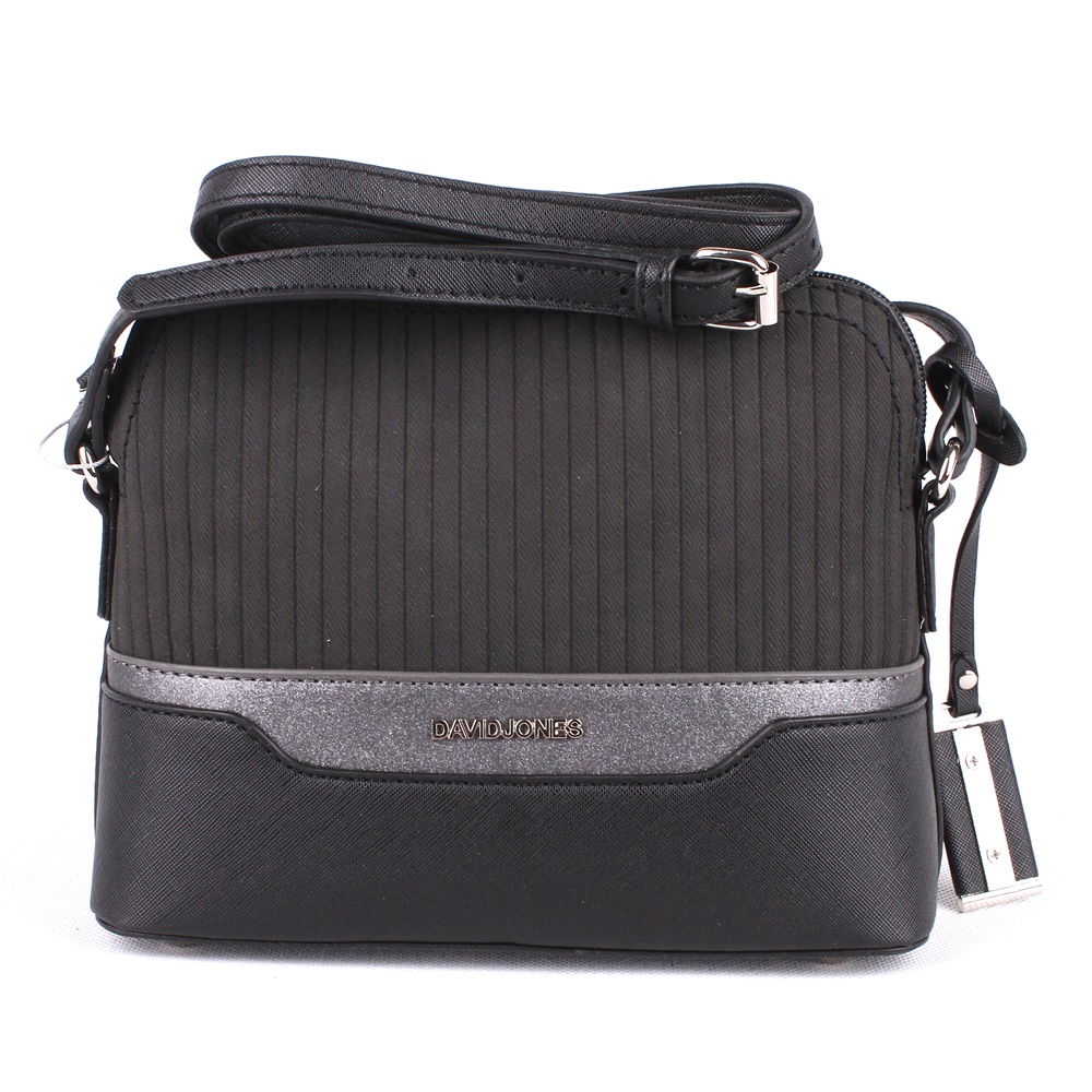 Dámská malá crossbody kabelka David Jones 6103-1 černá | KabelkyproVas.cz