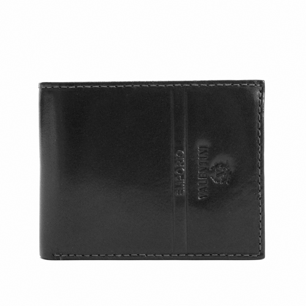 Pánská malá kožená peněženka Emporio Valentini no. 992 černá | KabelkyproVas.cz