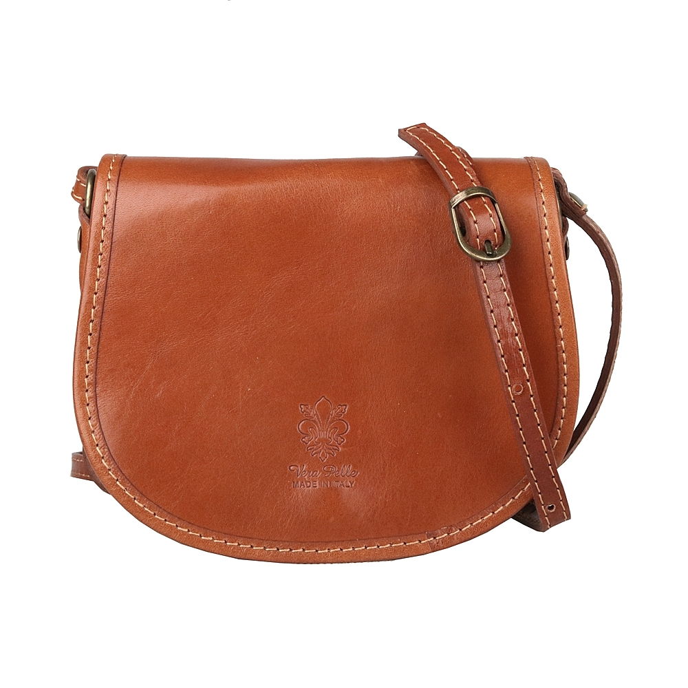 Dámská malá kožená crossbody kabelka MINI hnědá | KabelkyproVas.cz