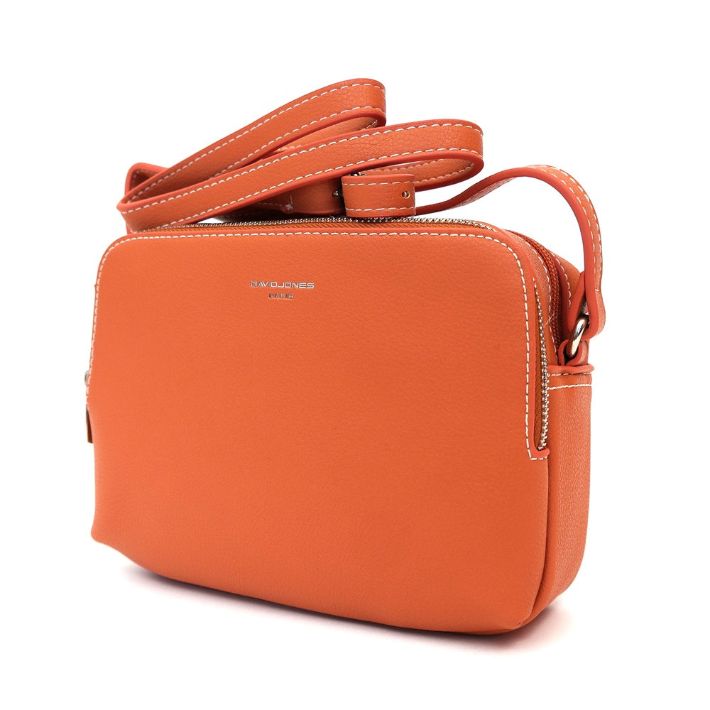 Dámská dvouoddílová crossbody kabelka David Jones CM5616A korálová | KabelkyproVas.cz