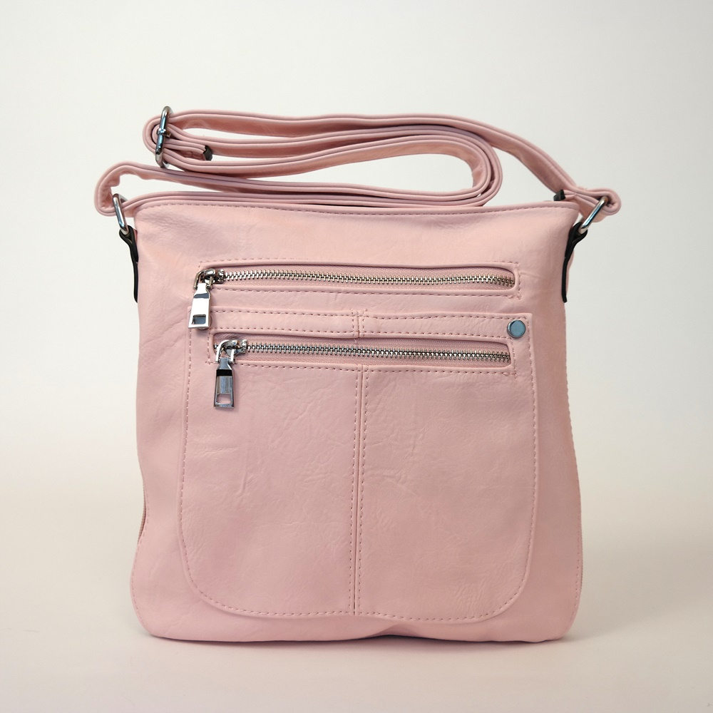 Dámská malá/střední crossbody kabelka ROMINA & CO D139/20 růžová | KabelkyproVas.cz