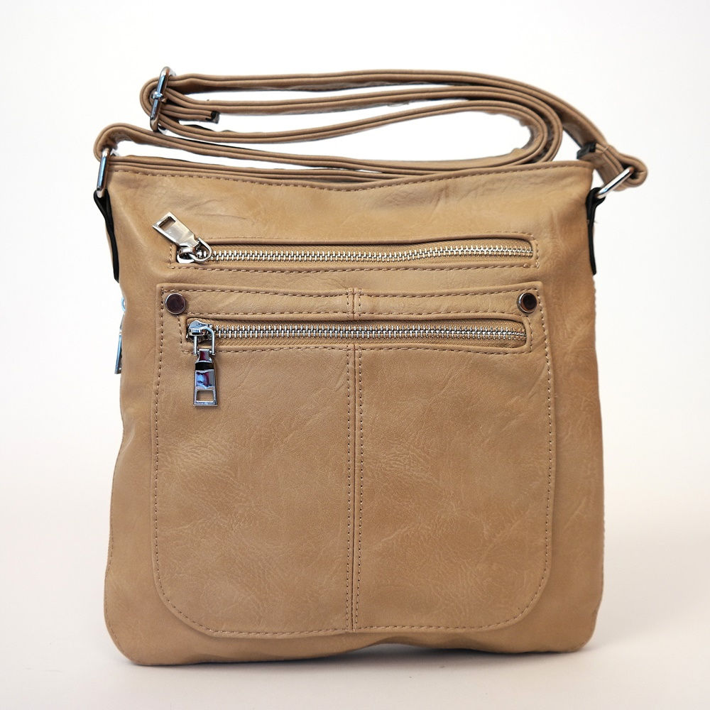 Dámská malá/střední crossbody kabelka ROMINA & CO D139/20 hnědá | KabelkyproVas.czle