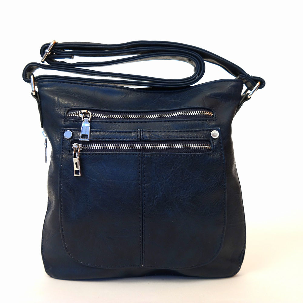 Dámská malá/střední crossbody kabelka ROMINA & CO D139/20 modrá | KabelkyyproVas.cz
