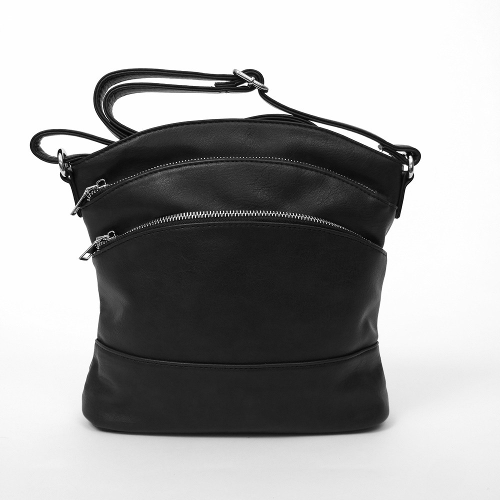 Dámská malá/střední crossbody kabelka ROMINA & CO E01/20 černá | KabelkyproVas.cz€