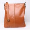 Velká kožená crossbody kabelka Vera Pelle no. 5509 světlehnědá