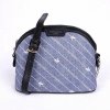 Malá pevná crossbody kabelka David Jones CH21050 džínově modrá