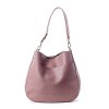 Středně velká moderní kabelka na rameno i crossbody David Jones CM6561 tmavěrůžová