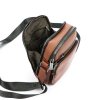 Malá pánská dvouoddílová crossbody taška Pierre Cardin  no. 06 hnědá