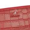 Celozipová kožená peněženka Albatross CRO08 + RFID červená