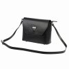 Kožená crossbody kabelka Mia More no. 020 černá