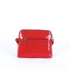 Malá lesklá crossbody kabelka David Jones 6916-1 modro-šedá