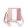 Tříoddílová crossbody kabelka David Jones 6939-1 světlerůžová