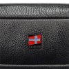 Pánská kožená business taška (aktovka) Nordee no. S137 tmavěhnědá na notebook