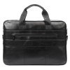 Pánská kožená business taška (aktovka) Nordee no. S134B černá na notebook