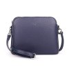 Malá pevná tříoddílová crossbody kabelka David Jones 6960-1 tmavěmodrá