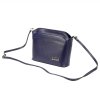 Malá kožená crossbody kabelka Mia More no. 009 tmavěmodrá