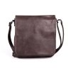 Malá crossbody kabelka ROMINA & CO F21 tmavěhnědá (kávová) s klopou