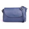 Malá tmavěmodrá kožená crossbody kabelka Vera Pelle no. 63