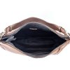 Středně velká moderní kabelka na rameno i crossbody David Jones CM6743 hnědo-šedá