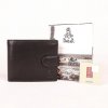 Kvalitní hladká kožená peněženka DAKAR no. 1005 černá