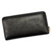 Celozipová kožená peněženka Patrizia Piu IT-119 + RFID černá