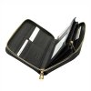 Celozipová kožená peněženka Patrizia Piu IT-119 + RFID černá