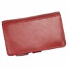 Dvouoddílová kožená peněženka Coveri no. 40 červená