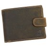 Pevná kožená peněženka v loveckém stylu Nordee