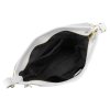 Střední/velká kožená kabelka na rameno i crossbody Gregorio 1714 světlešedá