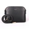 Malá pevná tříoddílová crossbody kabelka David Jones CM6938 černá