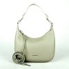 Středně velká kabelka na rameno/crossbody David Jones 6901-2A jablkově zelená