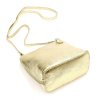 Kožená crossbody kabelka no. 55 zlatá
