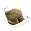 Velká kožená kabelka na rameno i crossbody MiaMore no. 053 bílá