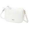 Malá kožená crossbody kabelka MiaMore no. 003 bílá
