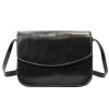 Malá lovecká kožená crossbody kabelka Florence no. 11 černá