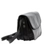 Malá lovecká kožená crossbody kabelka Florence no. 11 černá