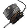 Malá lovecká kožená crossbody kabelka Florence no. 11 černá
