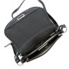Středně velká pevná crossbody kabelka Florence no. 873 černá