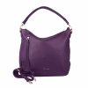 Středně vělká kabelka na rameno i crossbody David Jones 7026 fialová