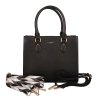 Elegantní středně velká kabelka do ruky FLORA&CO F6919 černá