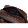 Pánská kožená crossbody taška Peterson TB-117-WAX tmavěhnědá