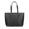 Velká kabelka na rameno David Jones CM6738-3 černá na formát A4