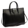 Kožená dámská business taška do ruky Camilla no. 778 černá na formát A4