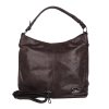 Velká kabelka na rameno i crossbody ROMINA D572/25 NEW tmavěhnědá